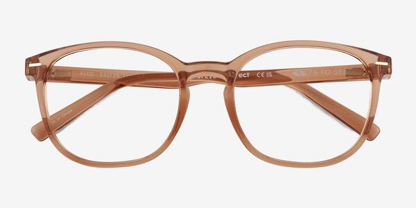 Clear Brown Aloe -  Plastic Eyeglasses