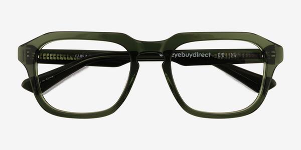 Clear Green Carrington -  Acetate Eyeglasses