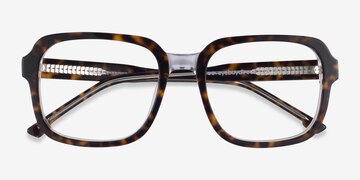 Tortoise Clear Trouble -  Acétate Lunettes de vue