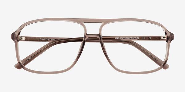 Clear Gray Baylor -  Plastic Eyeglasses