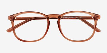 Clear Brown Larkin -  Plastique Lunettes de vue