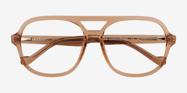 Clear Brown Eris -  Plastic Eyeglasses