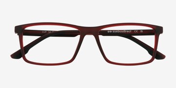 Crystal Dark Red 1Up -  Plastic Eyeglasses