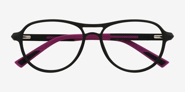 Matte Black Hud -  Plastique Lunettes de vue