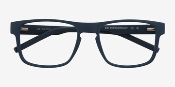 Matte Navy Lvl -  Plastic Eyeglasses