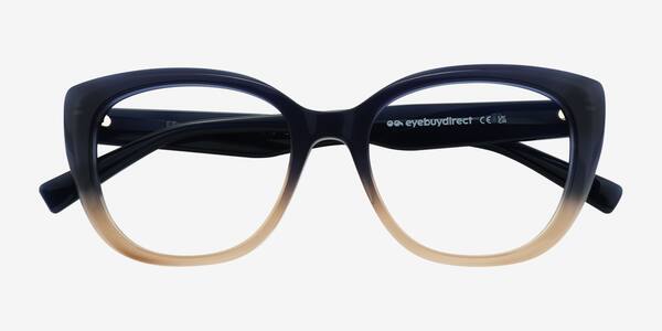 Blue Brown Billow -  Acétate Lunettes de vue