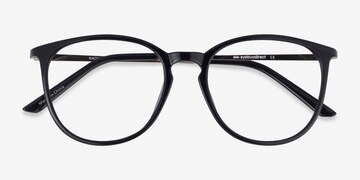 Black Naomi -  Lightweight Plastic Eyeglasses