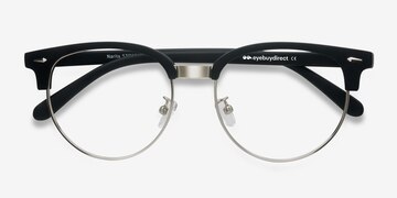 Matte Black Narita -  Vintage Plastic, Metal Lunettes de vue