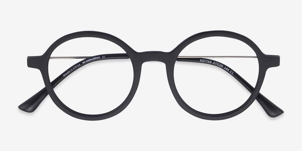 Matte Black Potter -  Plastic-metal Eyeglasses