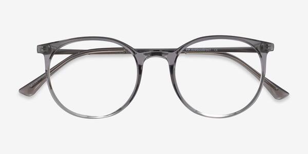 Clear Gray Marilou -  Plastic-metal Eyeglasses