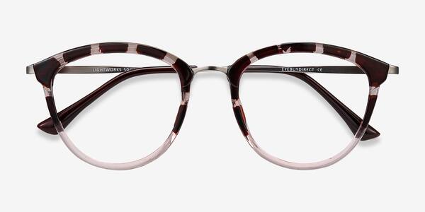 Pink Floral Lightworks -  Plastic-metal Eyeglasses