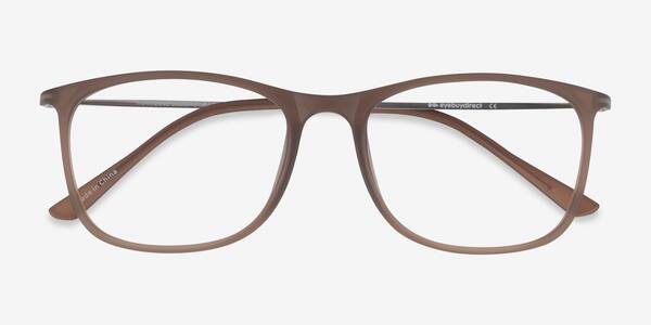 Matte Cinnamon Hurricane -  Plastic-metal Eyeglasses