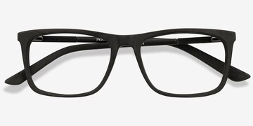 Noir Instance -  Légèreté Acetate, Metal Lunettes de vue