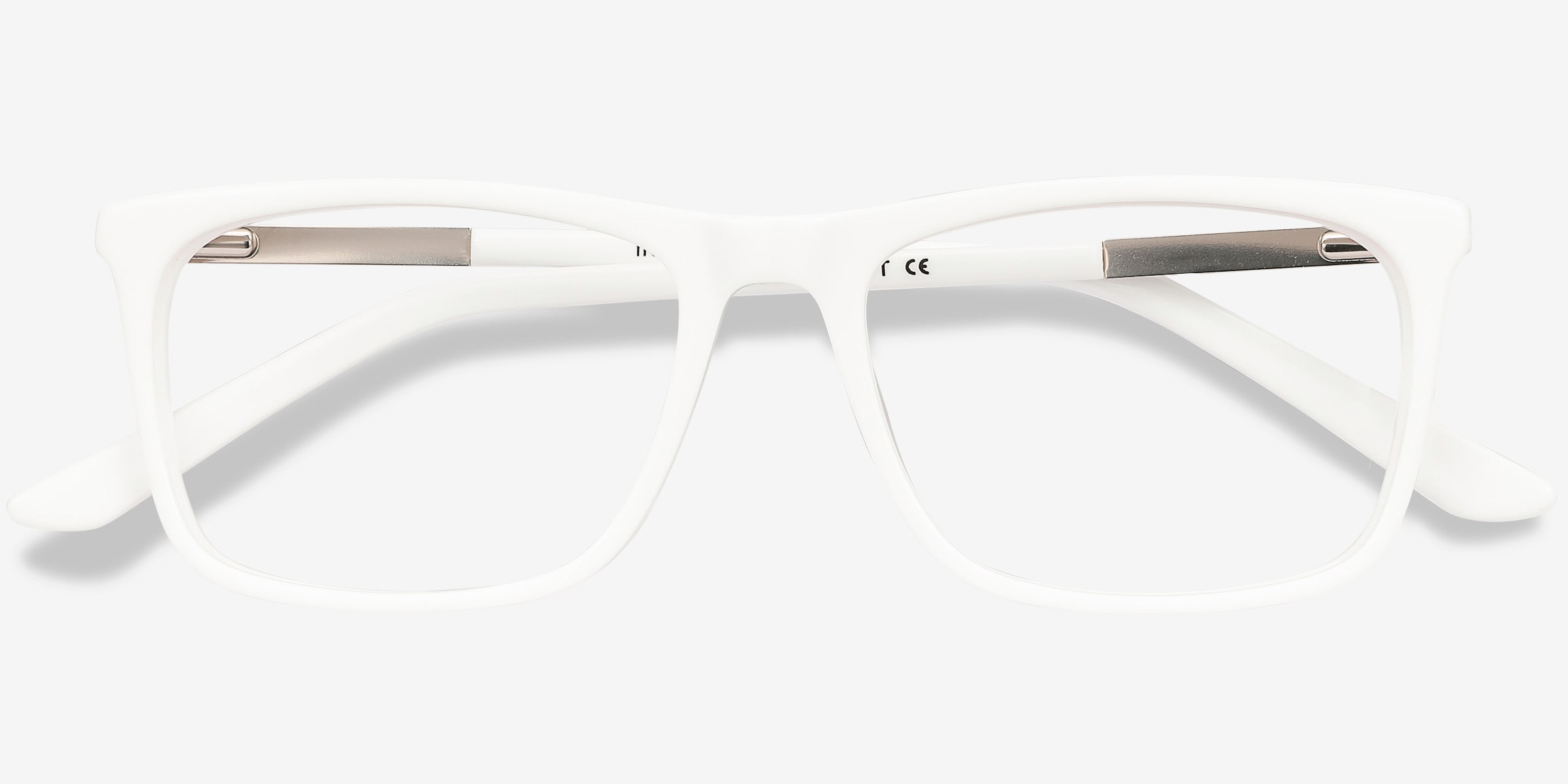 Instance Rectangle White Glasses for Men Eyebuydirect