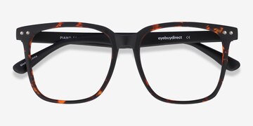 Tortoise Piano -  Geek Plastic Eyeglasses