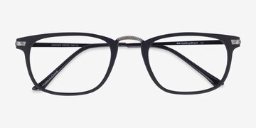 Black Catcher -  Lightweight Plastic, Metal Eyeglasses