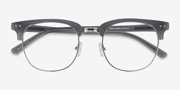 Gray Borderline -  Vintage Acetate Eyeglasses