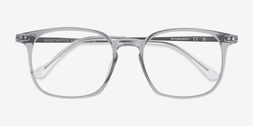 Clear Blue Ghostwriter -  Lightweight Plastic Eyeglasses