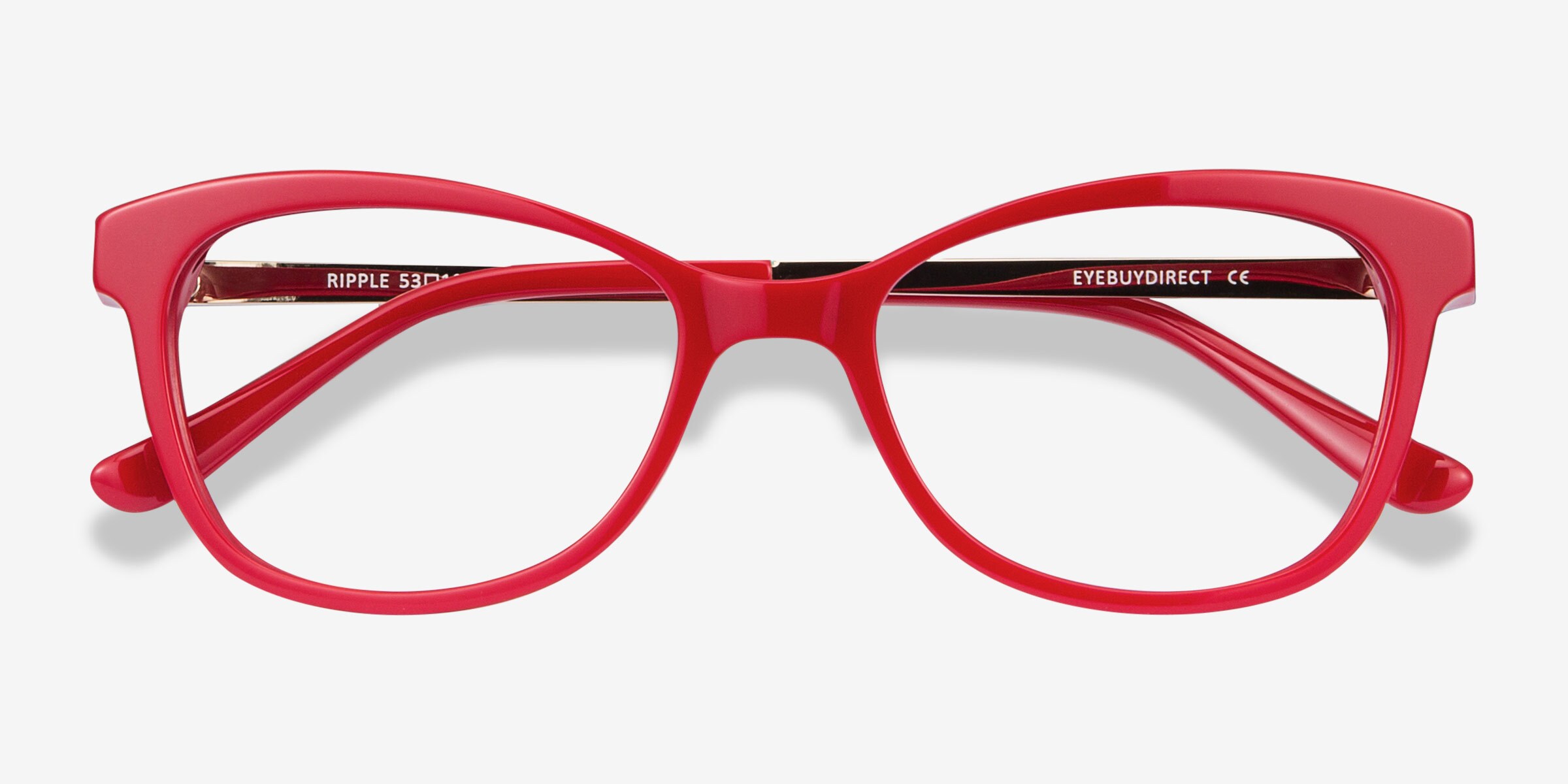 red prescription glasses frames