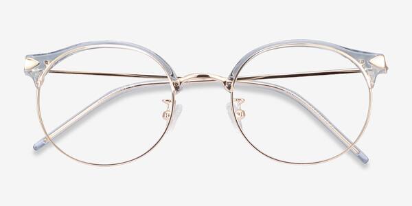 Clear Blue Moon River -  Plastic-metal Eyeglasses