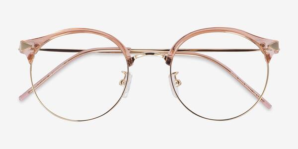 Clear Pink Moon River -  Plastic-metal Eyeglasses