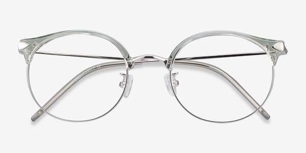 Clear Green Moon River -  Plastic-metal Eyeglasses