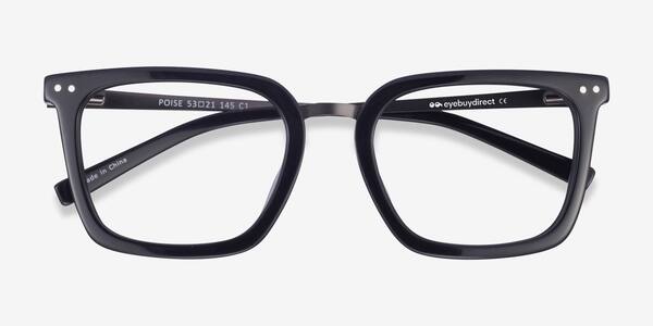 Noir Poise -  Acetate-metal Lunettes de vue