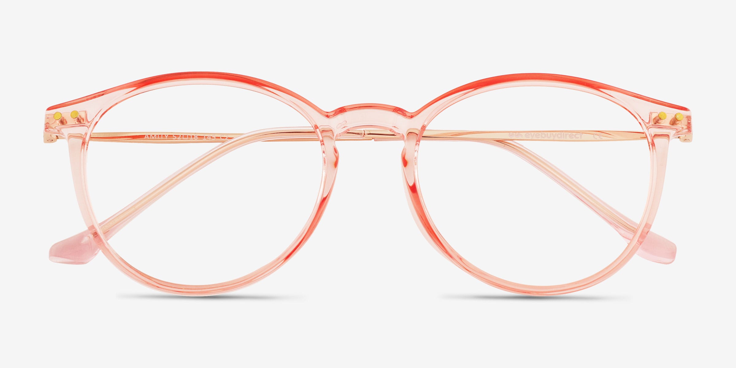 Rose gold cheap clear glasses