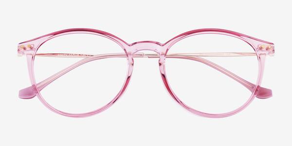 Clear Purple Amity -  Plastic-metal Eyeglasses
