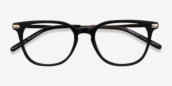 Black Therefore -  Acetate-metal Eyeglasses