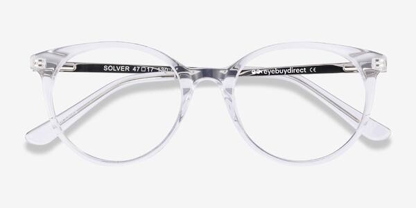 Clear Solver -  Acetate-metal Eyeglasses