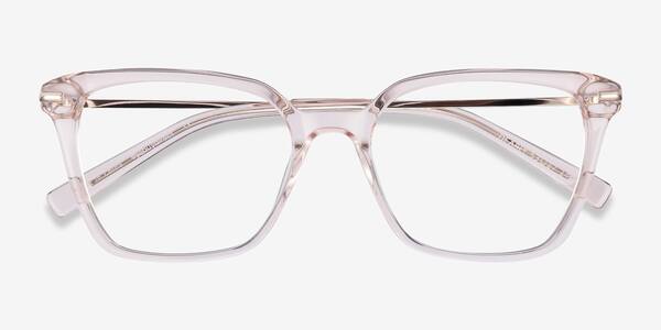 Clear Beige Dearly -  Acetate-metal Eyeglasses