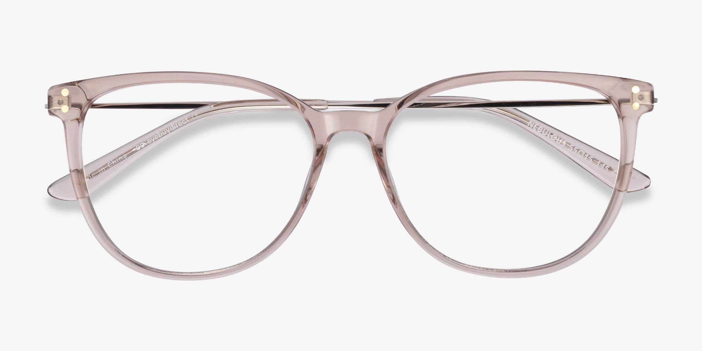 Nebulous Cat Eye Clear Brown Glasses for Women | Eyebuydirect