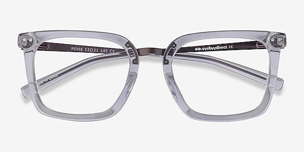 Clear Poise - Acetate-metal Eyeglasses Clear Poise - Acetate-metal Eyeglasses