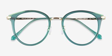 Teal Hollie -  Fashion Plastic Eyeglasses