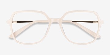 Cream Lenny -  Vintage Acetate, Metal Lunettes de vue