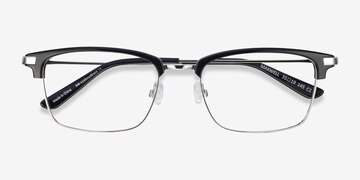 Noir Maxwell -  Vintage Acetate, Metal Lunettes de vue