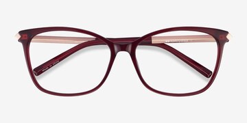 Burgundy Ashley -  Colorful Acetate Eyeglasses