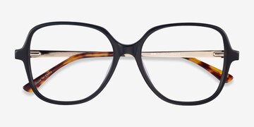 Black Corey -  Vintage Acetate Eyeglasses