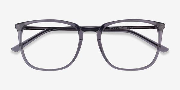 Clear Gray  Silver Domenico -  Acetate Eyeglasses