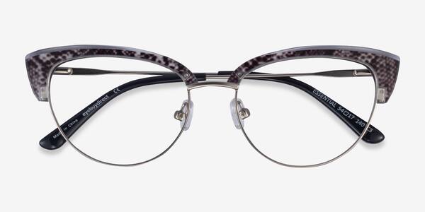 Snake & Silver Essential -  Acetate-metal Eyeglasses