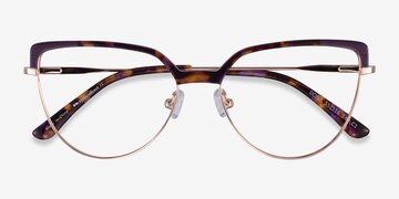 Floral & Rose Gold Dona -  Acetate, Metal Lunettes de vue