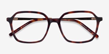 Tortoise Gold Modernity -  Acetate Eyeglasses