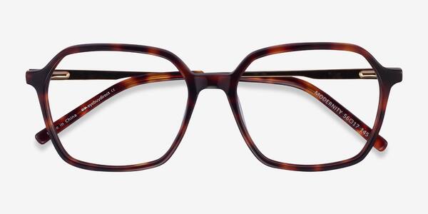 Tortoise Gold Modernity -  Acetate Eyeglasses