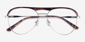 Tortoise & Silver Mission -  Acetate Eyeglasses