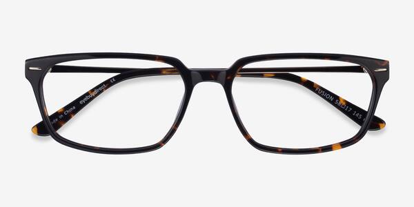 Tortoise Silver Fusion -  Acetate Eyeglasses
