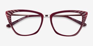 Burgundy Gold Trenta -  Mode Acétate Lunettes de vue