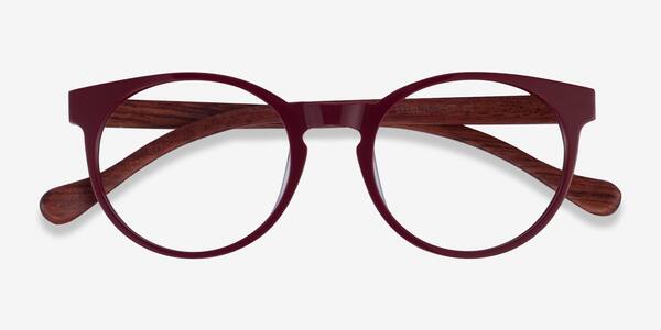 Red & Red Wood Everglades -  Acetate Eyeglasses