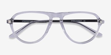 Clear Matte Black Stratosphere -  Acetate Eyeglasses
