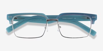 Blue Silver Byron -  Acétate Lunettes de vue